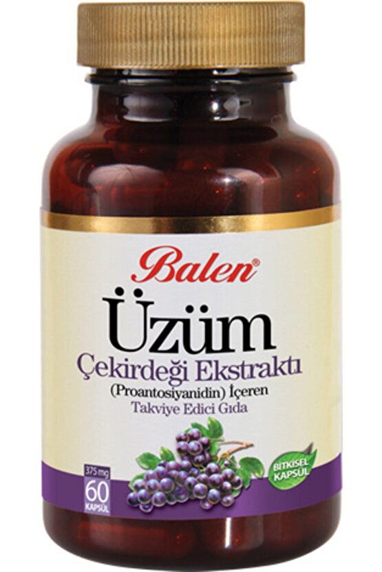 Üzüm Çekirdeği Ekstraktı 300 Mg 60 Kapsül