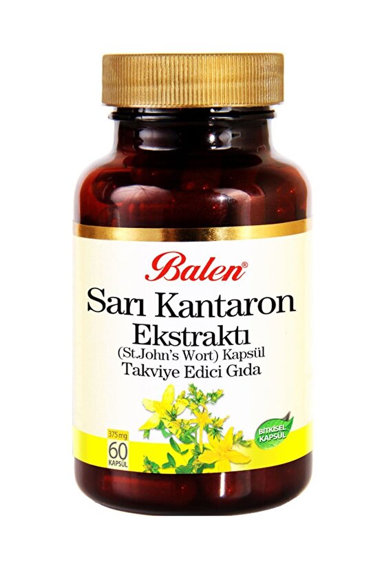 Sarı Kantaron Ekstraktı ( St. John S Wort ) 375mg 60 Kapsül 2 Adet