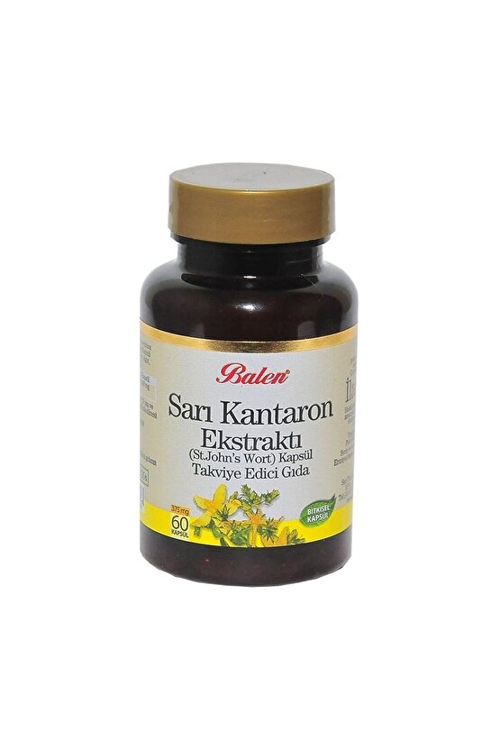 Sarı Kantaron Ekstraktı (st. Johns Wort) 375 Mg 60 Kapsül