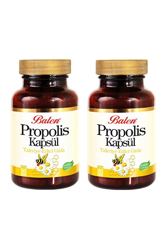 Propolis 670 Mg 80 Kapsül X 2 Adet