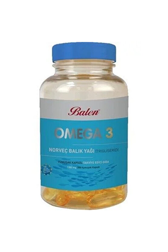 Omega 3 Norveç Balık Yağı 1380 mg 100 softjel