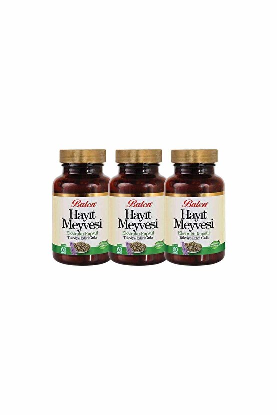 Bln Hayıt Meyvesi Ekstraktı Kapsül 375 Mg*60 3 Adet