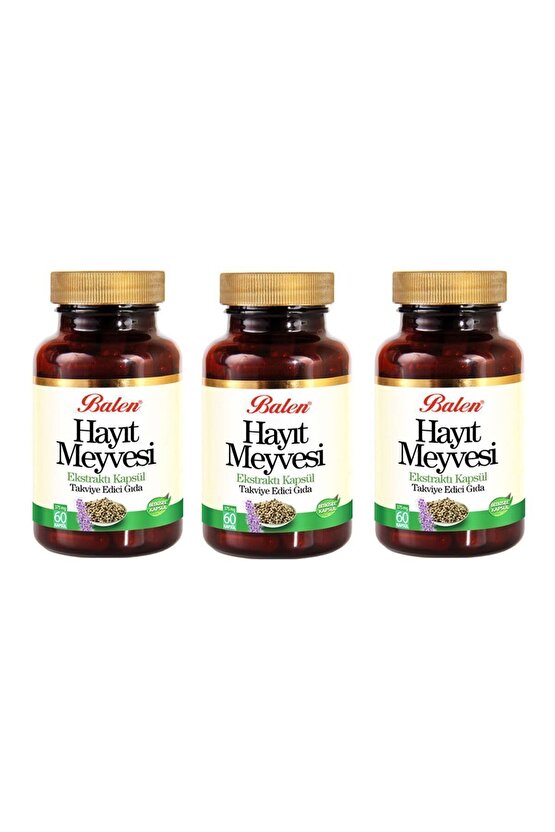 Hayıt Meyvesi Ekstraktı 375 Mg 60 Kapsül 3 Adet