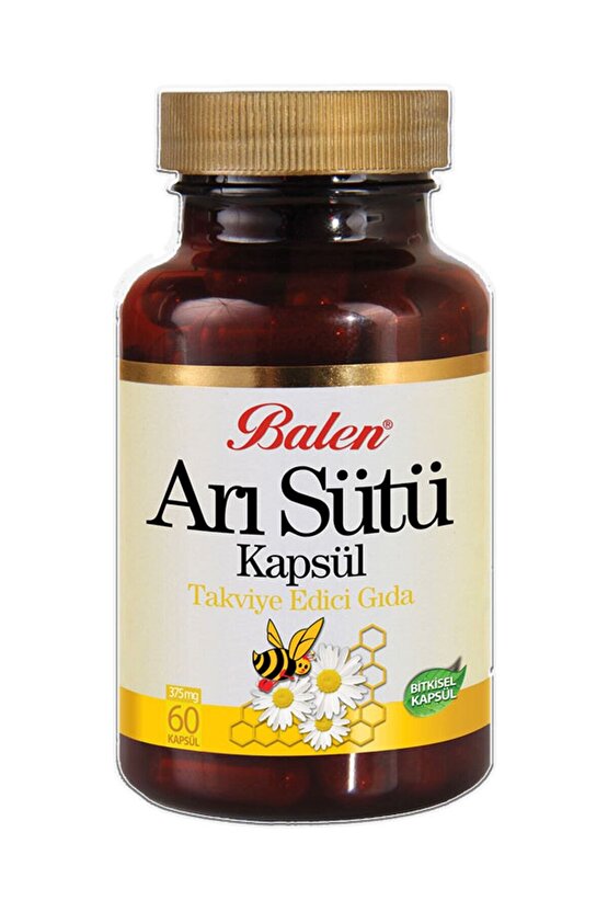 Arı Sütü Kapsül 375 Mg 60 Kapsül 2 Adet