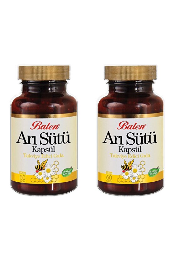 Arı Sütü Kapsül 375 Mg 60 Kapsül 2 Adet