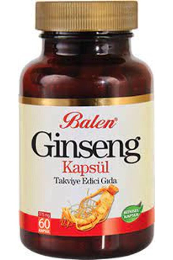 Ginseng Kapsül 375 Mg 60 Kapsül