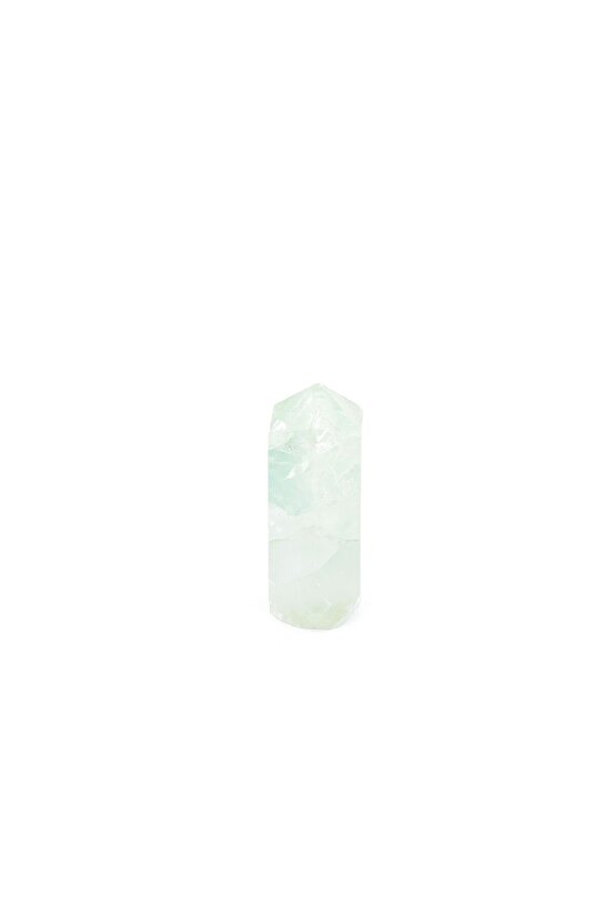 Hakiki Doğal Yeşil Florit Taşı Obelisk Doğal Taş 52 Gram