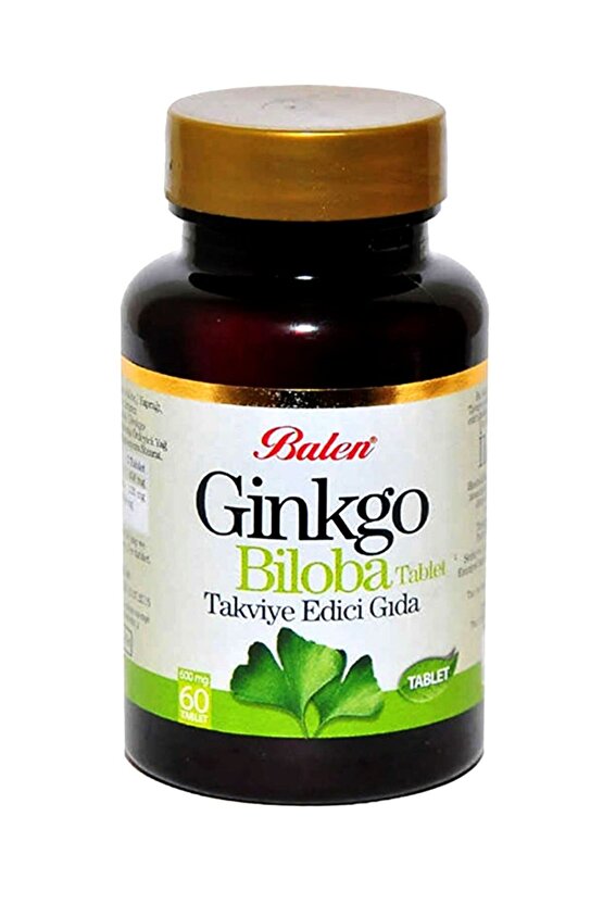 Kırmızı Gınseng 375 Mg 60 Kapsül Ginko Biloba 600 Mg 60 Tab