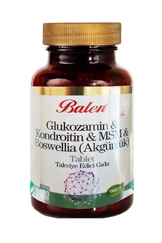 Glukozamin Kondroitin Msm Boswelia 1200 Mg 120 Tab. 3 Adet