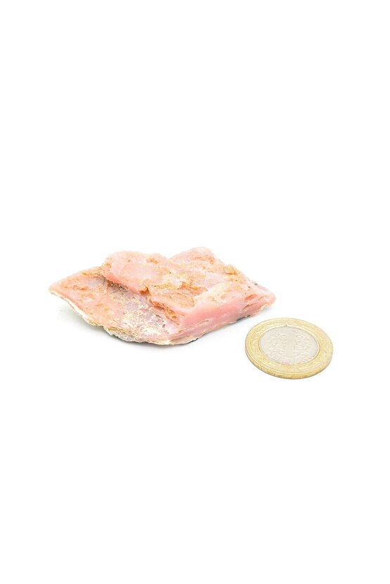Hakiki Doğal Pembe Opal Taşı Kaya Parçası 24 Gram