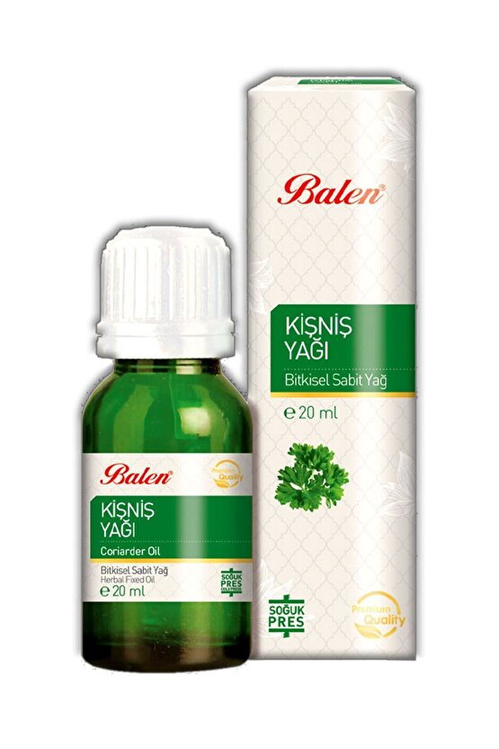 Kişniş Yağı Soğuk Pres 20 ml 2 Adet