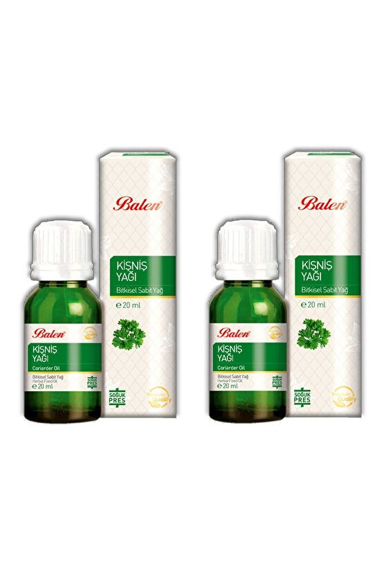 Kişniş Yağı Soğuk Pres 20 ml 2 Adet
