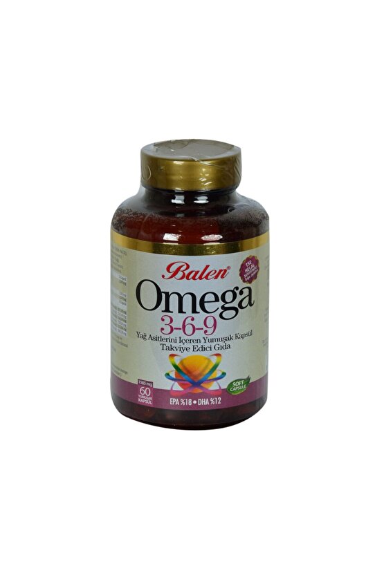 Omega 3-6-9 1585 Mg X 60 Yumuşak Kapsül Epa-18 Dha-12