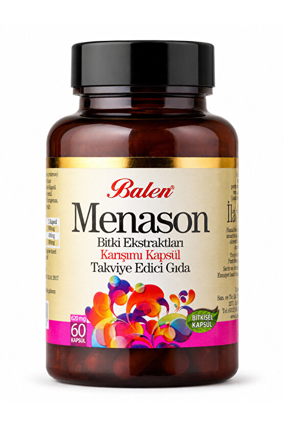 MENASON BİTKİ EKSTRATLARI KARIŞIMI KAPSÜL 620 MG*60