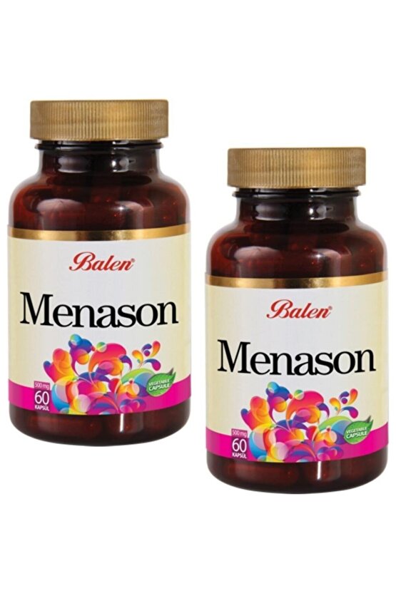Menason Bitki Ekstratları Karışımı Kapsül 620mg*60 2 Adet