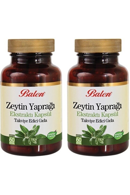 Zeytin Yaprağı Ekstrat Kapsül 620mg*60 - 2 Adet