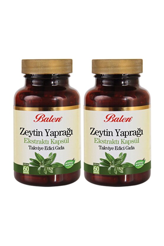 Zeytin Yaprağı Ekstraktı 60 Kapsül X 2 Adet