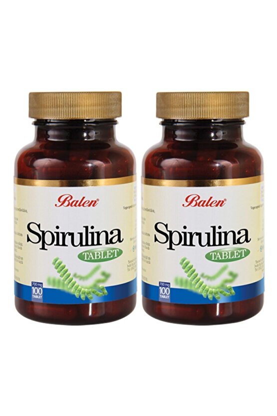 Spirulina 700 Mg 100 Tablet 2 Adet