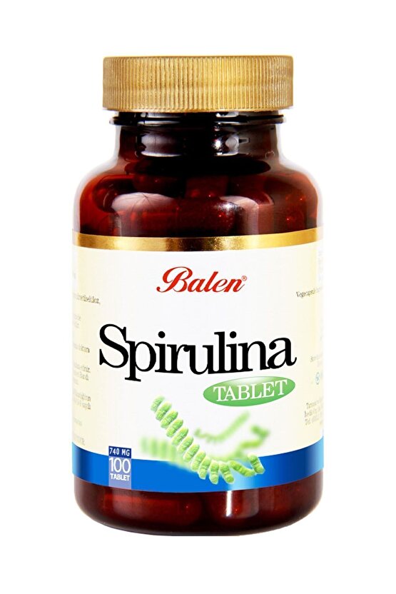 Spirulina (YOSUN) 740 Mg 100 Tablet X 3 Adet