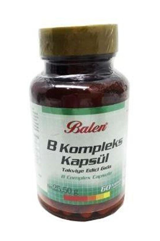 B Vitamin Kompleksi 425 Mg 60 Kapsül