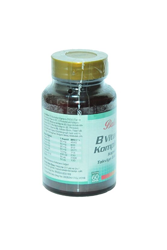 B Vitamin Kompleksi 60 Kapsül