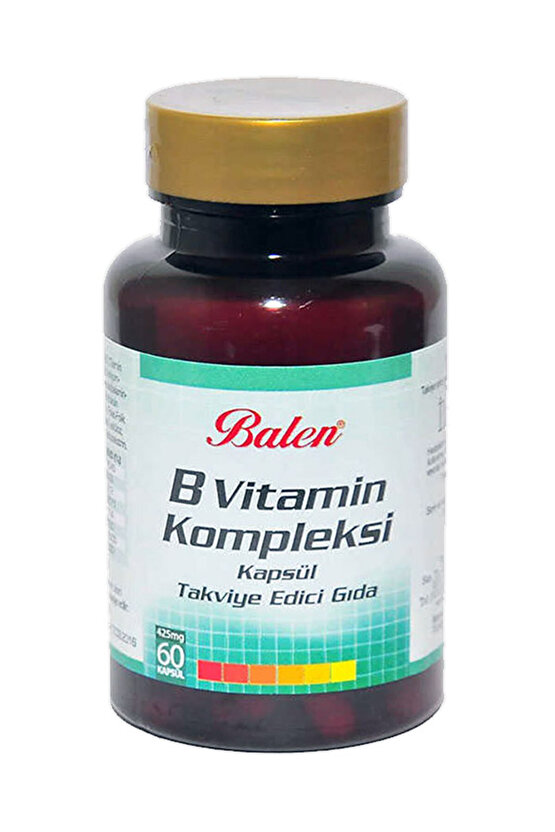 B Vitamin Kompleksi 425 mg 3 x 60 Kapsül