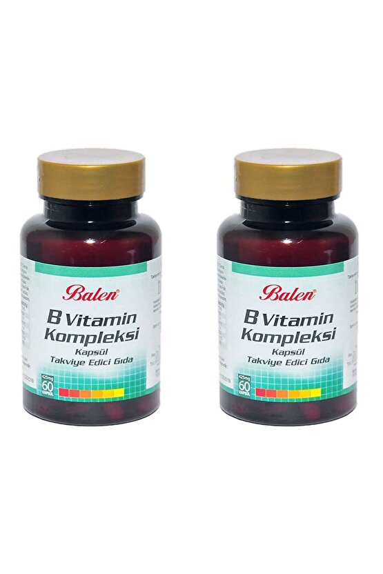 B Vitamin Kompleksi 375 Mg 60 Kapsül 2 Adet