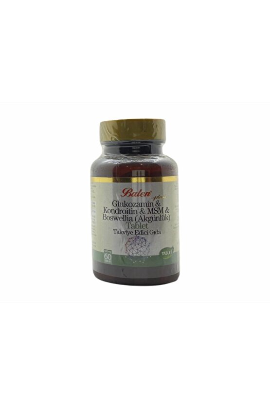 Glukozamin & Kondroitin & Msm & Boswellia (Akgünlük) Tablet 1200 mg 60 Tablet