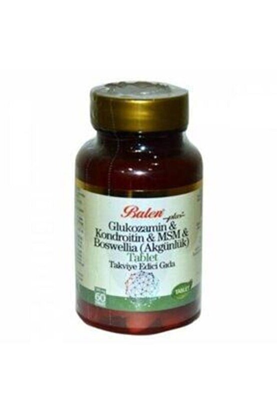 Glukozamin & Kondroitin & Msm & Boswellia (akgünlük) 60 Kapsül