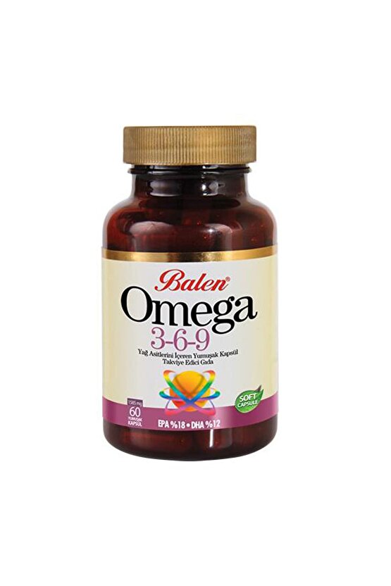 Omega 3-6-9 Yumuşak Kapsül 1200 Mg  60 Kapsül Balen