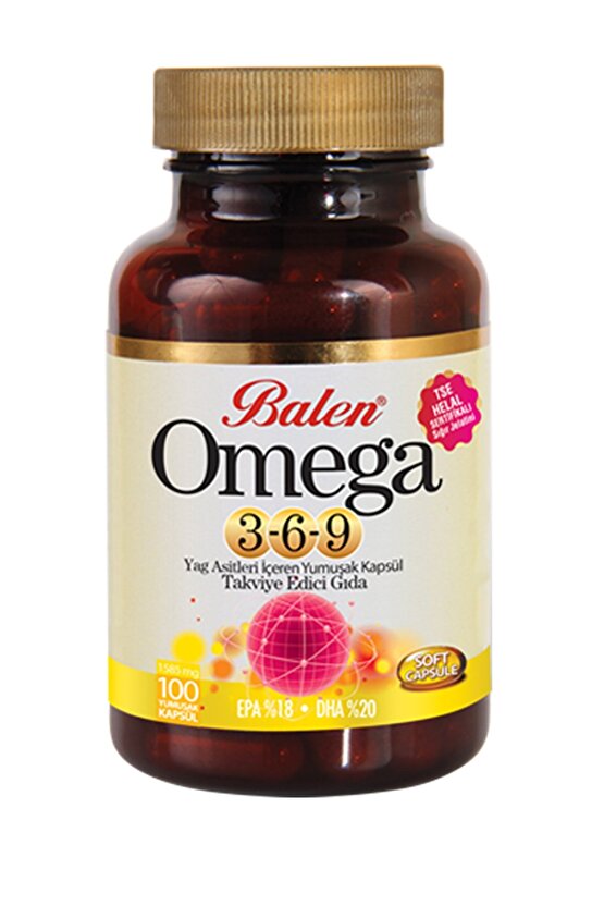 3 Kutu Omega 3 6 9 Kapsül 1585 Mg X 100 Yumuşak Kapsül Balık Yağı