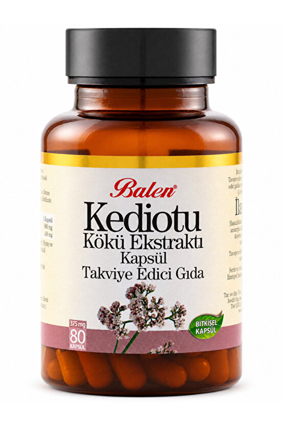 Kediotu Kökü Ekstraktı Kapsül