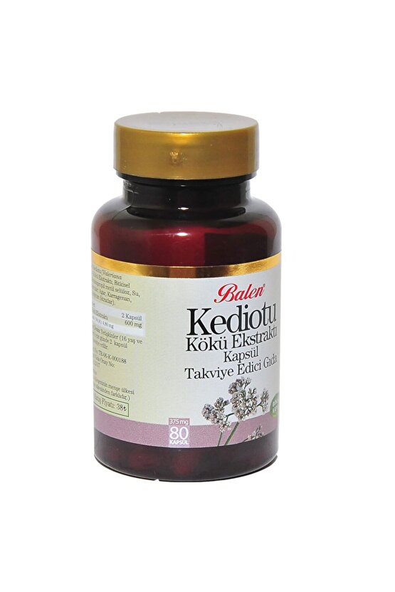 Kediotu Kökü Ekstraktı 80 Kapsül