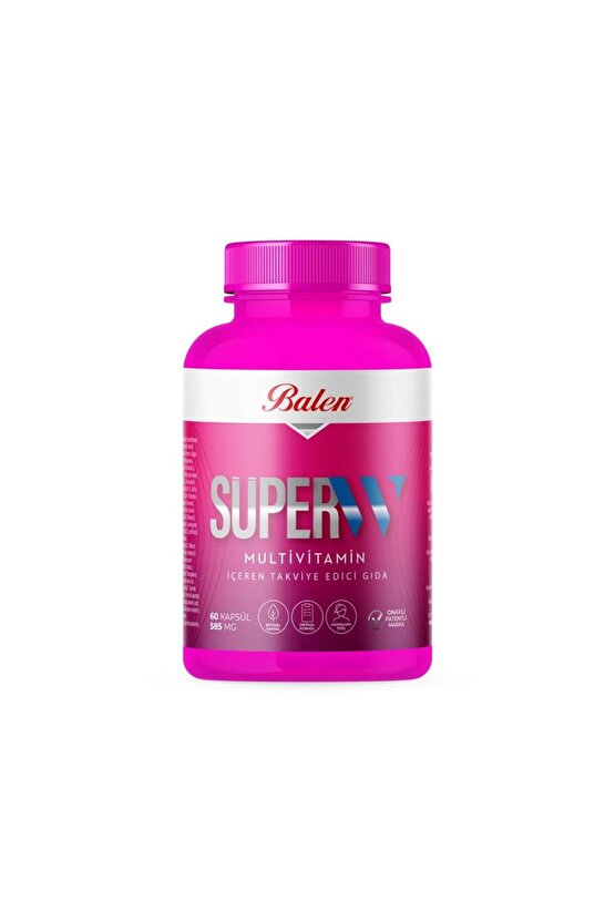 SÜPER-W MULTİVİTAMİN KAPSÜL * 585 mg 60