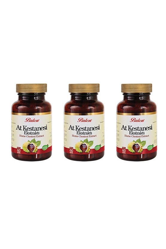 At Kestanesi Ekstraktı 375 Mg 60 Kapsül X 3 Adet