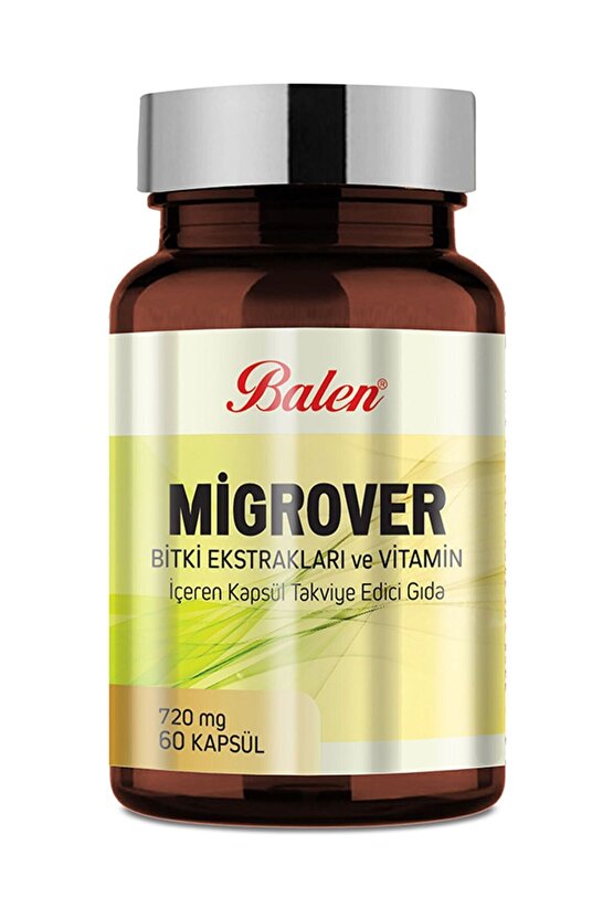 Migrover Bitki Ekstraktları-vitamin 60 Kapsül X 3 Adet