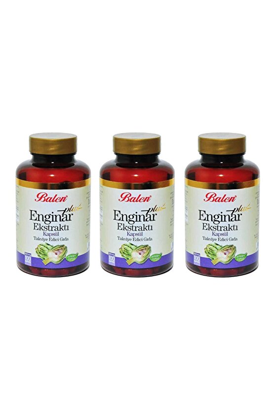 Enginar Plus Kapsül 820 Mg 100 Yumuşak Kapsül 3 Adet