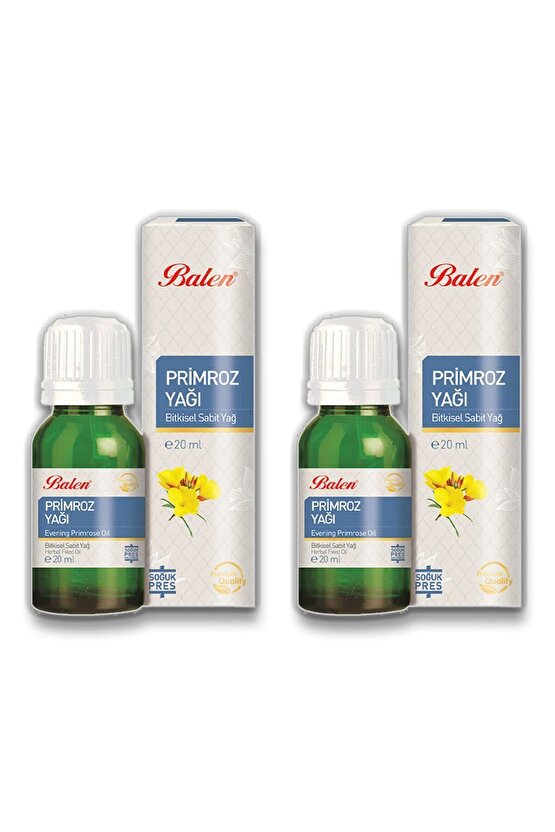 Primroz Yağı Soğuk Pres 20 ml 2 Adet