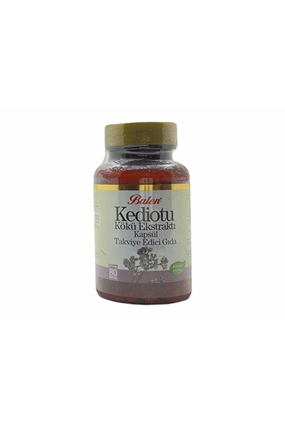Kediotu Kökü Ekstraktı Kapsül 375 Mg 80 Kapsül