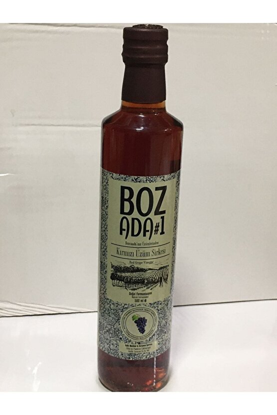 Neşe Natural Doğal Bozcaada Kırmızı Üzüm Sirkesi 500 Ml Cam Şise