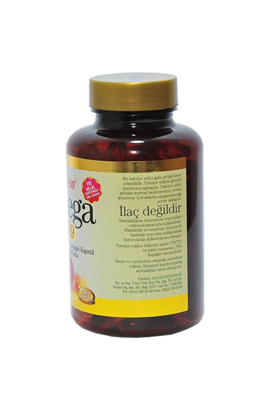 Omega 3-6-9 1585 mg X 100 Yumuşak Kapsül