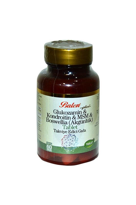 Glukozamin Kondroitin Msm Boswellia 60 Tablet