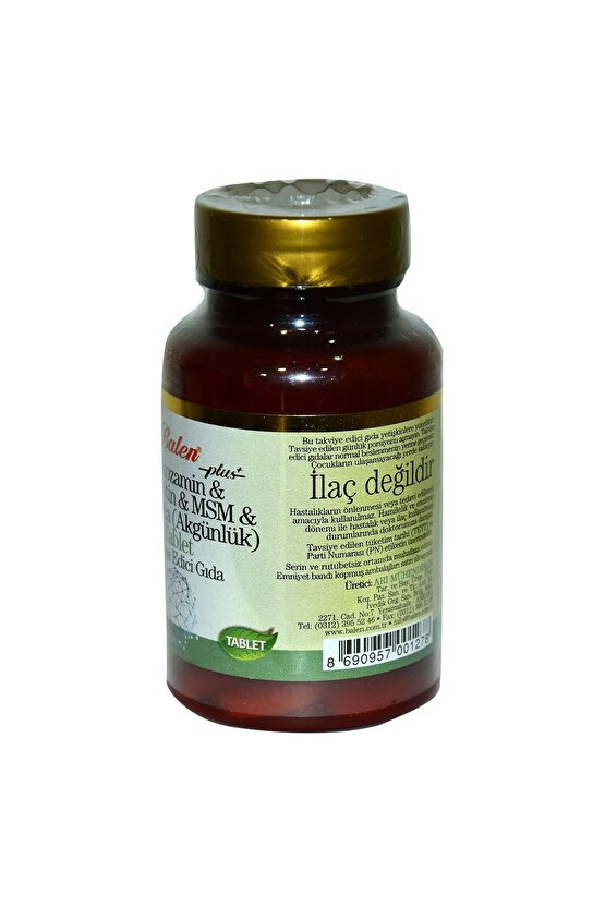 Glukozamin Kondroitin Msm Boswellia 60 Tablet