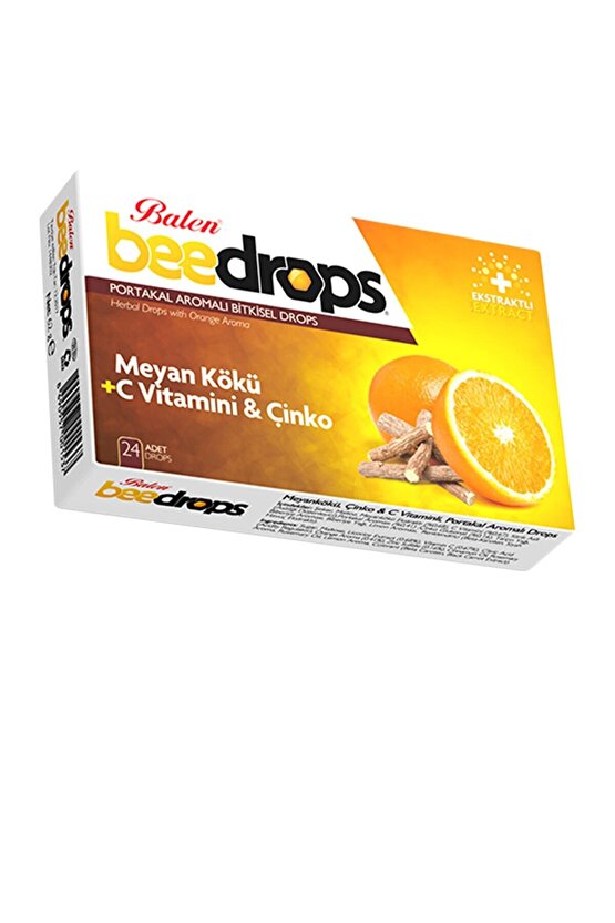 4 Kutu Okaliptüs Meyan Kökü Ekinezya Zencefil Beedrops Pastil Bee Drops 4 Çeşit Boğaz Pastili
