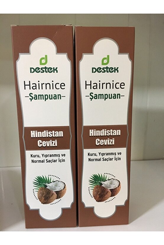 Hairnice Hindistan Cevizi Şampuan 330 ml 2 Adet
