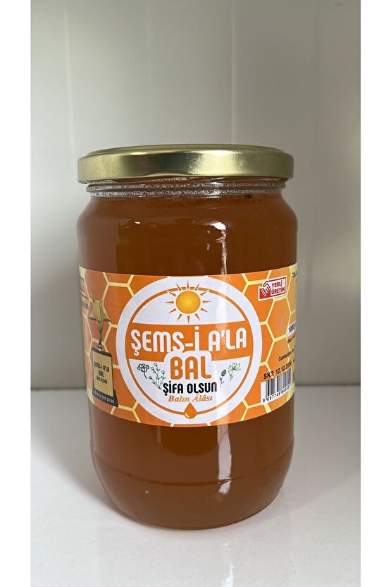 Şems-i Ala Organik Bingöl Çiçek Balı 1000 Gr