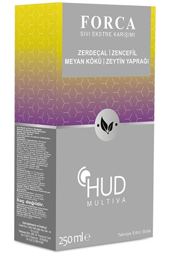 Multiva Forca Sıvı Ekstre Karışımı 250 Ml