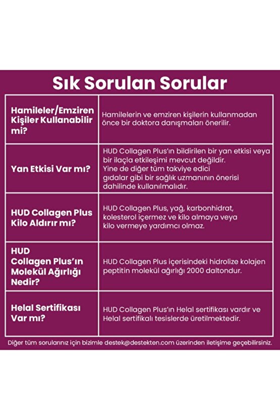 Collagen Plus Powder + C Vitamini - 300 Gr - Tip 1-tip 2-tip 3