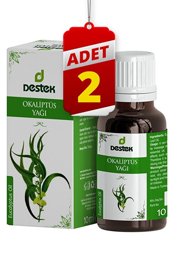 Okaliptüs Yağı 10 Ml (2 Adet)