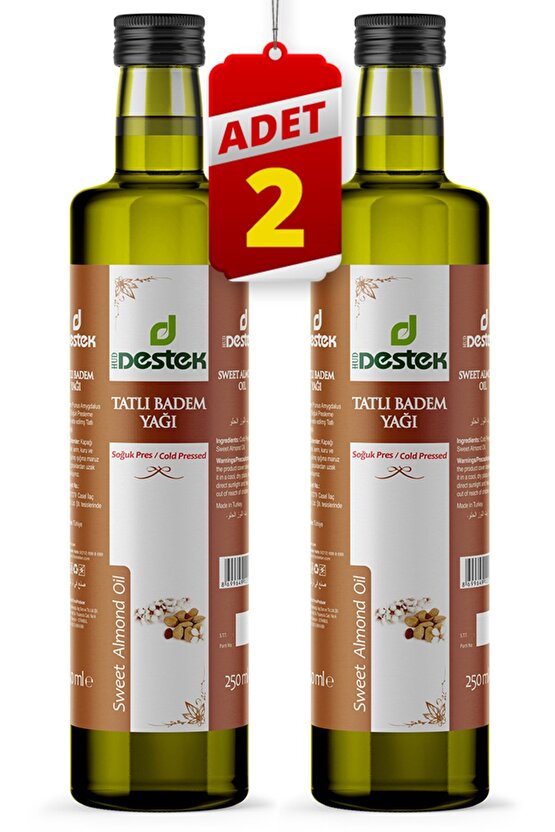 Tatlı Badem Yağı 250 ml 2 Adet